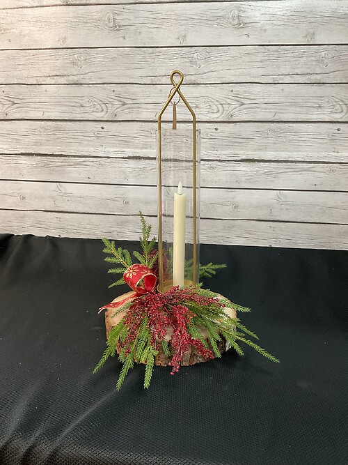 Gold Candle Holder