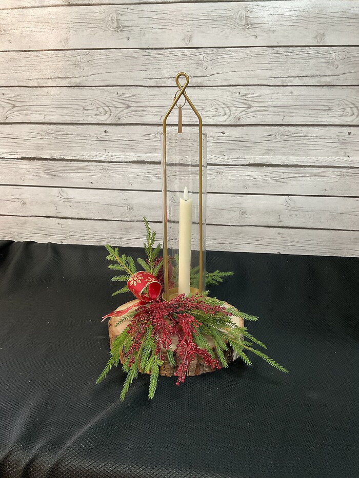 Gold Candle Holder
