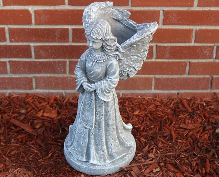 Standing Angel Planter