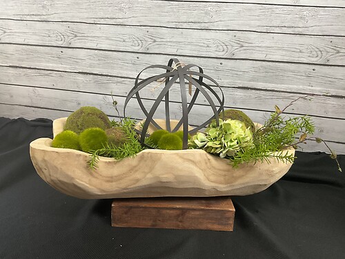 Dough Bowl with metal orb