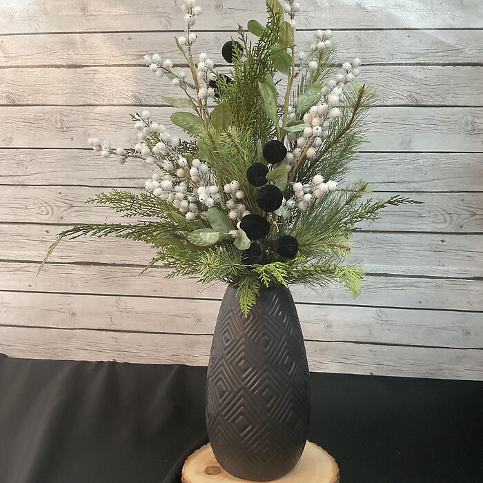 Black and White arrangement