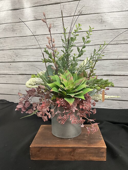 Metal Tin with Silks