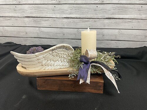 Angel wing in dough bowl
