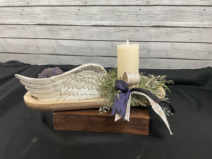 Angel wing in dough bowl