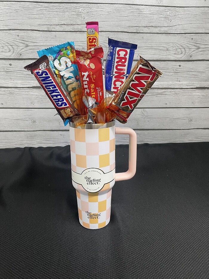 40 oz Tumbler Candy Bouquet Grand Island, NE Florist Same Day