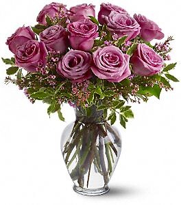 A Dozen Purple Roses