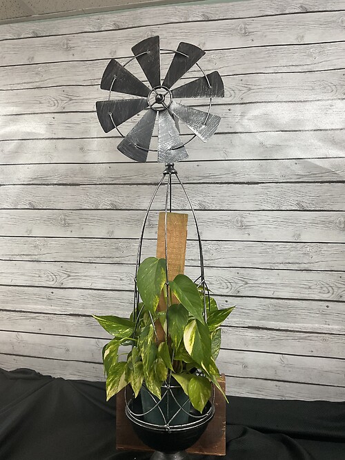 Small Windmill Plant holder