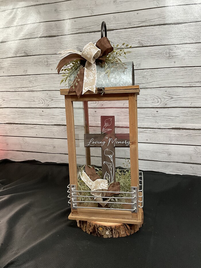 Brown cross Lantern