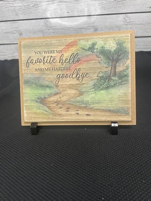 Decor Plaque- Favorite Hello