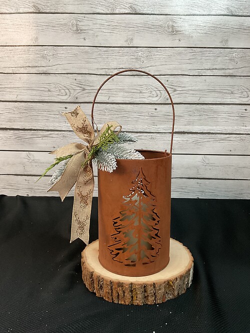 Rustic Candle Holder