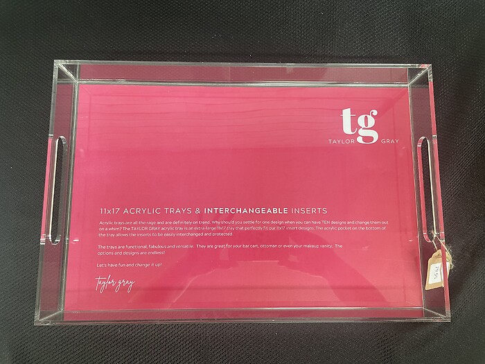 Acrylic Interchangeable Trays